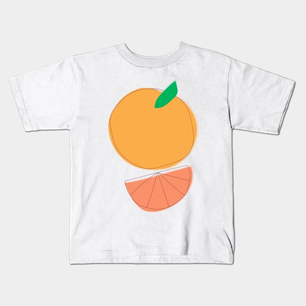 Citrus Fruit Kids T-Shirt by nickemporium1